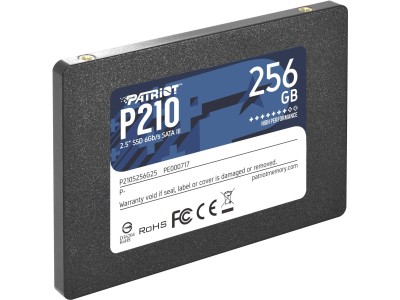 SSD|PATRIOT|P210|256GB|Write speed 400 MBytes/sec|Read speed 500