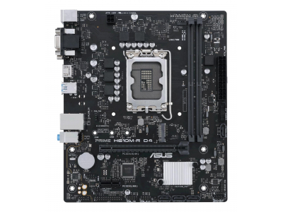 Mainboard|ASUS|Intel H610|LGA1700|Micro-ATX|Memory DDR4|Memory slots 2|1xPCI-Express 1x|1xPCI-Express