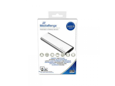 External SSD|MEDIARANGE|Read speed 450 MB/s|Write speed