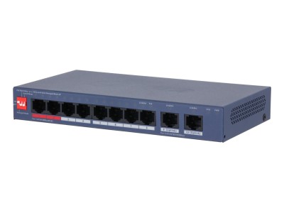 Switch|DAHUA|DH-CS4010-8ET2GT-110|Switch layer L2|8xRJ-45 ports|RJ-45 Ports Type