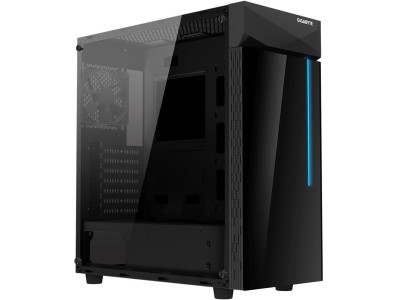 Case|GIGABYTE|C200 GLASS|MidiTower|Not included|ATX|MicroATX|MiniITX|Colour Black|GB-C200G