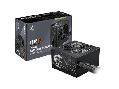 Power Supply|MSI|ATX|PC|100 - 240 V|650 W|MAGA650BNPCIE5II