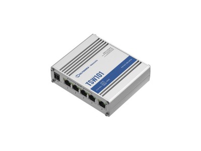 Switch|TELTONIKA|TSW101000000|PoE ports 4|60 Watts|TSW101