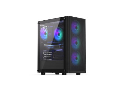Case|ENDORFY|Ventum 200 ARGB|MidiTower|Case product features Transparent