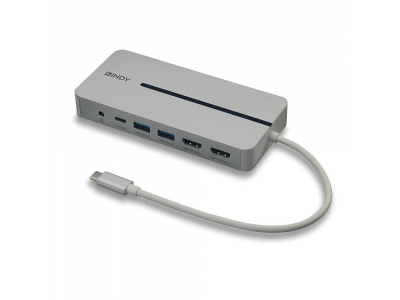 I/O DOCKING STATION USB-C/MINI DUAL 4K