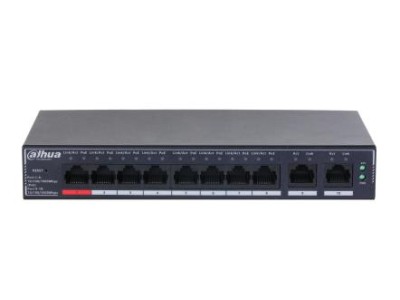 Switch|DAHUA|DH-SG4010P|Switch layer L2|10xRJ-45 ports|RJ-45 Ports Type