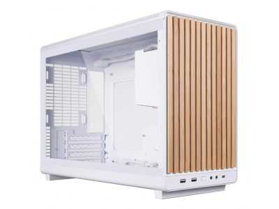 Case|LIAN LI|micro ATX/Micro-ITX|White/Wood|Micro Tower|PC|Lian Li A3