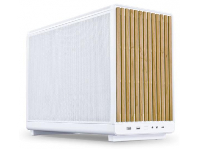 Case|LIAN LI|micro ATX/Micro-ITX|White/Wood|Micro Tower|PC|Lian Li A3-mATX