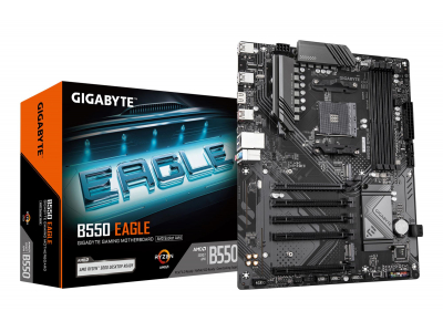 Mainboard|GIGABYTE|AMD B550|Socket AM4|ATX|RAM DDR4-SDRAM|4xSlots|2xNumber of M