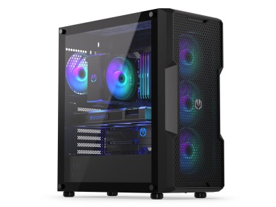 Case|ENDORFY|Regnum 400 ARGB|MidiTower|Case product features Transparent