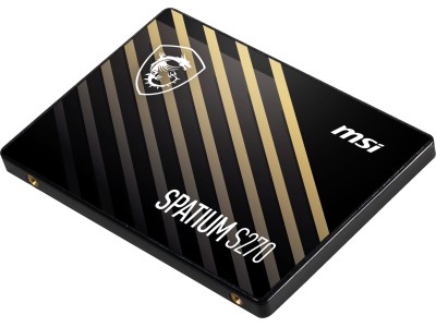 SSD|MSI|SPATIUM S270|480GB|SATA|3D NAND|Write speed 450 MBytes/sec|Read