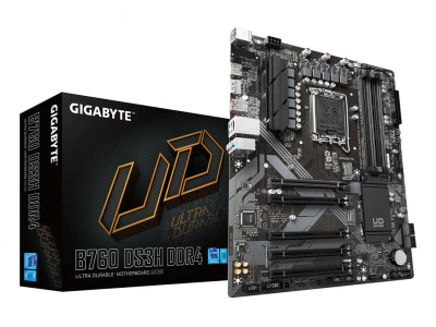 Mainboard|GIGABYTE|Intel B760 Express|LGA1700|ATX|Memory DDR4|Memory slots 4|4xPCI-Express