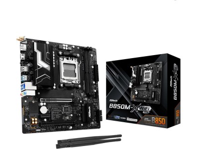 Mainboard|ASROCK|AMD B850|SAM5|Micro-ATX|Memory DDR5|Memory slots 2|B850M-XWIFIR2.0