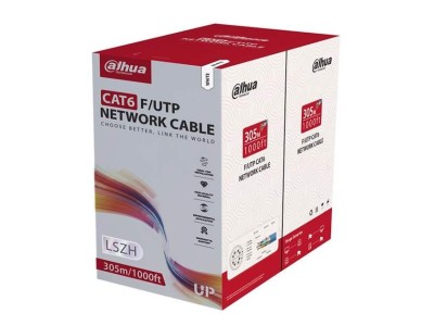 CABLE CAT6 UTP 305M WHITE/PFM923I-6FN-CD-WHITE DAHUA