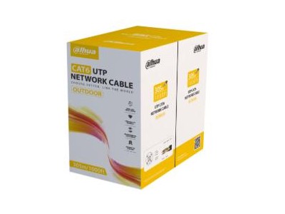 CABLE CAT6 UTP 305M BLACK/PFM920-6UN DAHUA