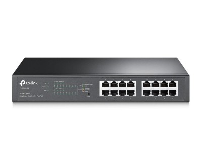 Switch|TP-LINK|Desktop/pedestal|16x10Base-T / 100Base-TX / 1000Base-T|PoE+ ports