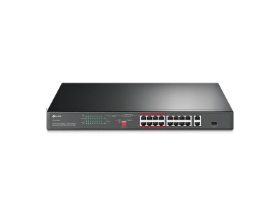 Switch|TP-LINK|Desktop/pedestal|16x10Base-T / 100Base-TX|PoE+ ports 16|TL-SL1218P