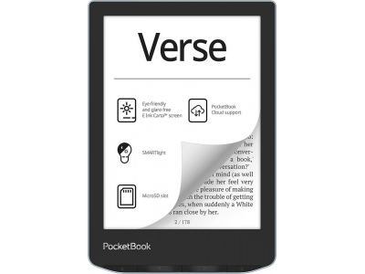 E-Reader|POCKETBOOK|Verse|6"|1024x758|1xUSB-C|Micr o SD|Wireless LAN|Blue|PB629-2-WW