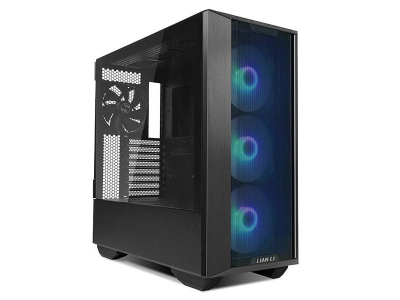 Case|LIAN LI|ATX/micro ATX/Mini-ITX/EATX|Black/Transparent|Midi Tower|PC|Lian Li Lancool
