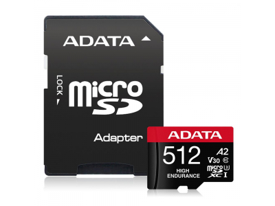 MEMORY MICRO SDXC 512GB W/AD./AUSDX512GUI3V30SHA2-RA1
