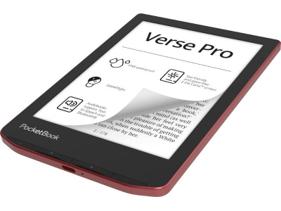 E-Reader|POCKETBOOK|Verse Pro|6"|1072x1448|1xUSB-C|Wireless LAN|Bluetooth|Red|PB634-3-WW