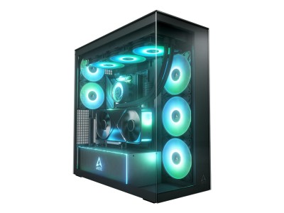 Case|ARCTIC|EATX|Black|Midi Tower|PC|Xtender VG (Mirror Black)|ACPCC00019A