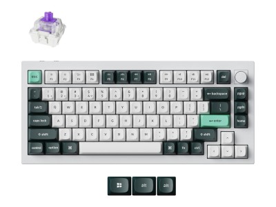 KEYBOARD WRL Q1 HE RGB/SHELL WHITE