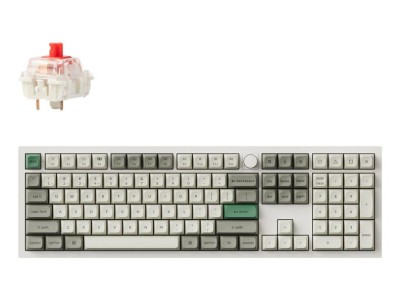 KEYBOARD WRL Q6 MAX RGB/SHELL WHITE