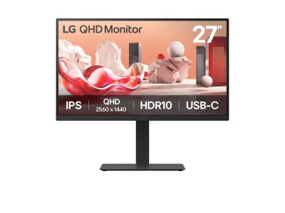 LCD Monitor|LG|27BA75QB-B|27"|Panel IPS|2560x1440|16:9|100Hz|Matte|Speakers|Swivel|Piv ot|Height adjustable|Tilt|Colour