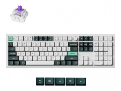 KEYBOARD WRL Q6 HE RGB/SHELL WHITE