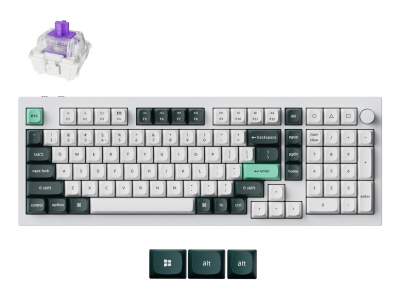 KEYBOARD WRL Q5 HE RGB/SHELL WHITE