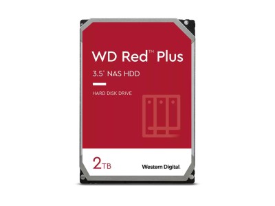HDD|WESTERN DIGITAL|Red Plus|2TB|SATA|64 MB|5400 rpm|3,5&quot