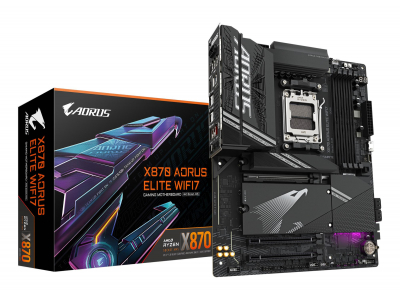 Mainboard|GIGABYTE|AMD X870|SAM5|ATX|Memory DDR5|Memory slots 4|X870AELITEWIFI71.1