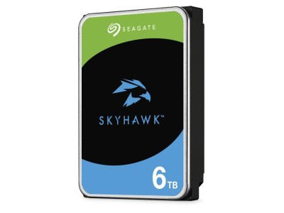 HDD|SEAGATE|SkyHawk|6TB|SATA|256 MB|5400 rpm|Discs/Heads 4/8|3,5"|ST6000VX009