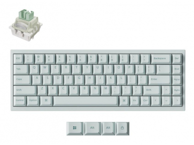 KEYBOARD USB-C Q16 HE 8K/LIGHT GREEN