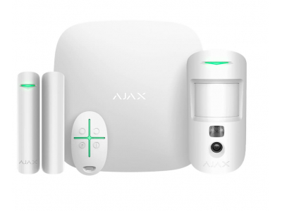 ALARM SECURITY STARTERKIT CAM/HDR WHITE 156253