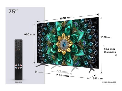 TV Set|TCL|75 "|4K Ultra HD|3840