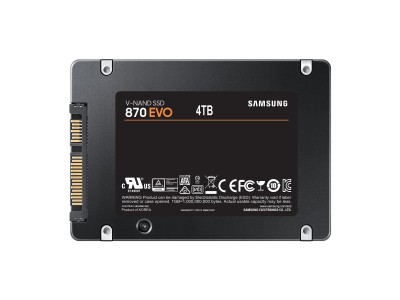 SSD|SAMSUNG|870 EVO|4TB|SATA|SATA 3.0|MLC|Write speed 530