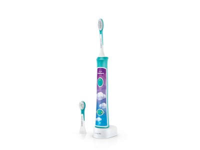 Philips Sonicare Elektrische Kinderzahnbürste HX6322/04 Schallzahnbürste