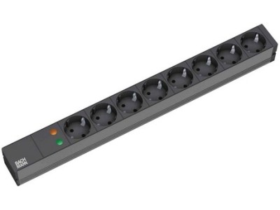 Bachmann 48,30cm (19)-Steckdosenleiste ÜSS, ALU