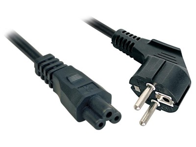 LINDY IEC-Netzkabel 320-C5 f - Schuko