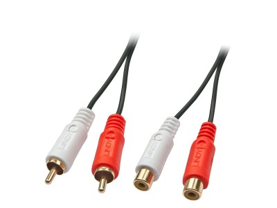 LINDY Audiokabel Stereo 2m 2xRCA (Cinch)