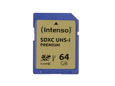 Intenso SD Card 64GB SDXC UHS-I