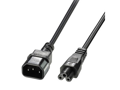 LINDY IEC-Netzkabel C14 an C5 3m