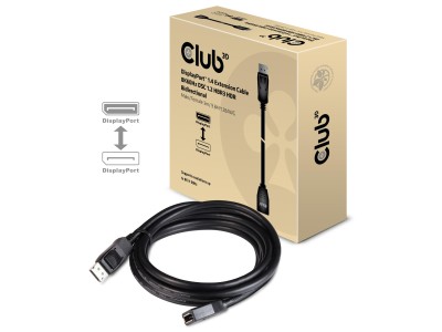 Club3D DisplayPort-Kabel 1.4 Verlängerung 3m