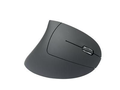 MediaRange Maus Wireless ergonomische Rechtshänder, schwarz