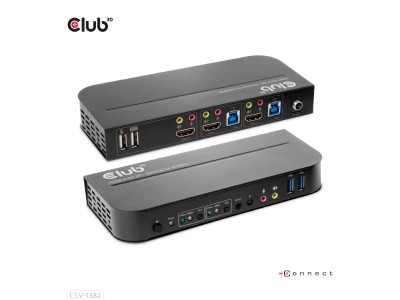 Club3D KVM Switch 4K60Hz 2x HDMI