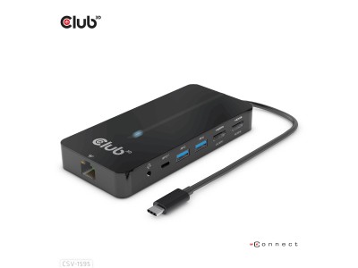 Club3D USB-C 7in1-HUB >2xHDMI/2xUSB/USB-C/LAN 4K60Hz  PD100W