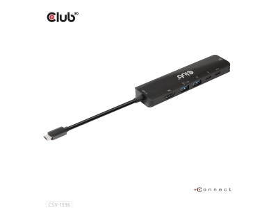 Club3D USB-C 6in1-HUB >HDMI/2xUSB/2xUSB-C/LAN 4K120Hz PD100W