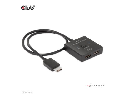 Club3D HDMI Switch 2-in-1 bidirektional 8K60Hz/4K120Hz
